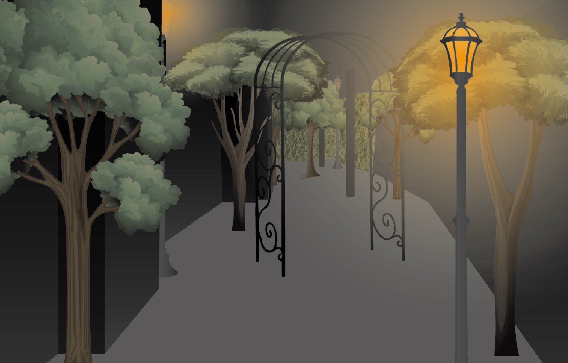 Illustration Jardin bacanha