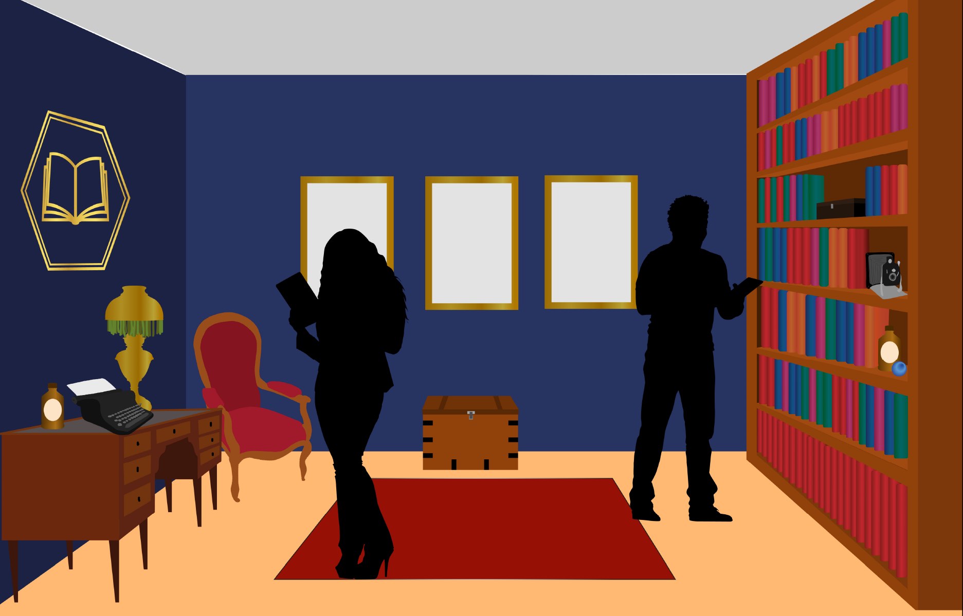 Illustration bibliothèque
